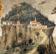 GHIRLANDAIO, Domenico Stigmata of St Francis detail painting